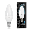Лампа светодиодная LED 6,5Вт E14 220В 4100К свеча | 103101207 | Gauss
