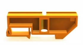 Комплектующие для шкафа DEKraft Изолятор DIN желтый  ИД101-09 (32250DEK)