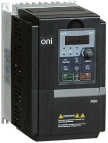 Преобразователь частоты A650 380В 3Ф 3,7kW 9,5А ONI | A650-33E037T | ONI