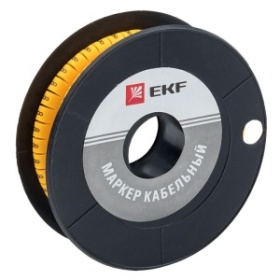 Маркер-кабельный 6,0кв.мм "8" (500шт.) (ЕС-3) EKF PROxima | plc-KM-6-8 | EKF