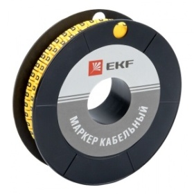 Маркер-кабельный 1,5кв.мм "B" (1000шт.) (ЕС-0) EKF PROxima | plc-KM-1.5-B | EKF