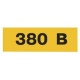 Предупреждающая/инф. табличка Самоклеящаяся этикетка 40х20 мм, символ "380В"