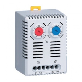 Термостат NO+NC (охлаждение и обогрев) на DIN-рейку 10A 230В IP20 PROxima | T2C10M | EKF