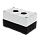 Корпус КП102 пластиковый 2 кнопки белый EKF PROxima | cpb-102-w | EKF