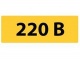 Предупреждающая/инф. табличка Самоклеящаяся этикетка 40х20 мм, символ "220В"