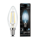 Лампа светодиодная (LED) 7Вт E14 220В 4100К свеча | 103801207 | Gauss