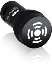 Кнопка комплектующие ABB Зуммер CB1-623B с непрер. сигн., без подсв., чёрный, 230В АС