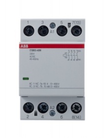 Контактор ESB63-40N-06 модульный (63А АС-1, 4НО), катушка 230В AC/DC ABB