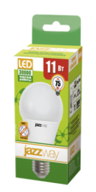 Лампа светодиодная (LED) PLED- ECO- A60  11w E27 3000K 880Lm 220V/50Hz Jazzway 1033208