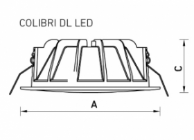 Светильник LED встраиваемый COLIBRI DL LED 11 4000K 1170000770