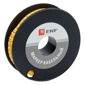 Маркер-кабельный 1,5кв.мм "3" (1000шт.) (ЕС-0) EKF PROxima | plc-KM-1.5-3 | EKF