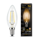 Лампа LED 9Вт E14 2700K Filament Candle (свеча)| 103801109 | Gauss