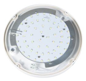 Светильник LED пылевлагозащ.ДПБ PBH-PC2-RA 12Вт 4000К IP65 белый круг опал | 1035660 | Jazzway