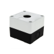 Корпус КП101 пластиковый 1 кнопка белый EKF PROxima | cpb-101-w | EKF