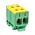Клемма силовая вводная двойная КСВ 16-50 желто-зеленая EKF PROxima | plc-kvs2-16-50-y-green | EKF