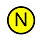 Наклейка "N" (1шт) (d20мм) PROxima | an-2-07 | EKF