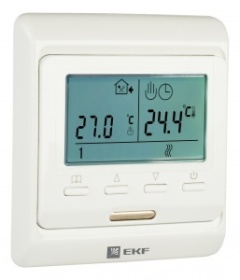 Термостат для теплых полов электронный 16 A 230В с датчиком пола  EKF Proxima | ett-1 | EKF