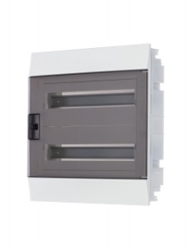 Шкаф пустой встраиваемый ABB Бокс в нишу Mistral41 36М 18х2 прозрачная дверь (c клемм)