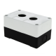 Корпус КП102 пластиковый 2 кнопки белый EKF PROxima | cpb-102-w | EKF