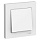 AtlasDesign Белый Выкл. 1-клав. сх.1, 10АХ, (в сборе с рамкой) | ATN000112 | Schneider Electric