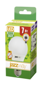 Лампа светодиодная (LED) PLED- ECO- A60  7w E27 5000K 580Lm 220V/50Hz Jazzway 1033192
